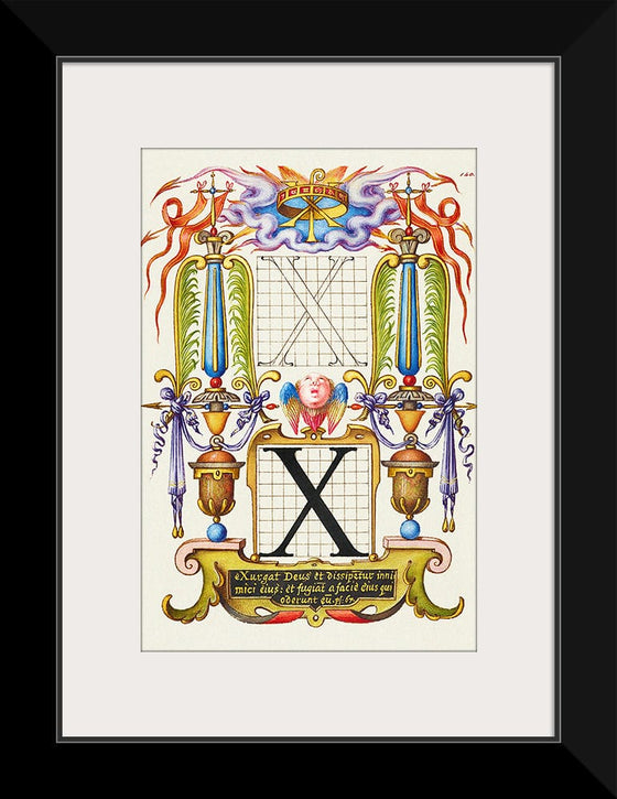 “Guide For Constructing The Letter X",  Joris Hoefnagel