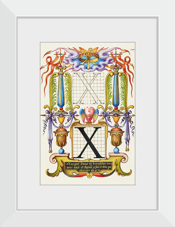 “Guide For Constructing The Letter X",  Joris Hoefnagel