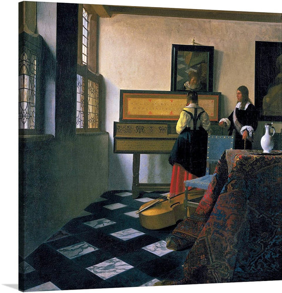 “The Music Lesson (ca. 1662-1665)“, Johannes Vermeer