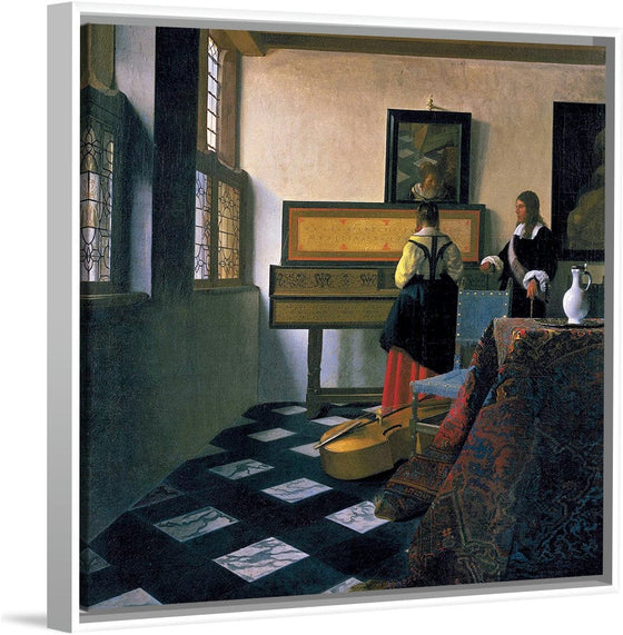 “The Music Lesson (ca. 1662-1665)“, Johannes Vermeer