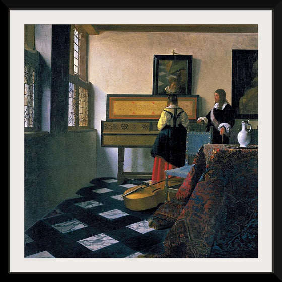 “The Music Lesson (ca. 1662-1665)“, Johannes Vermeer