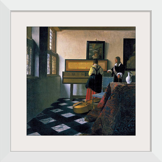 “The Music Lesson (ca. 1662-1665)“, Johannes Vermeer