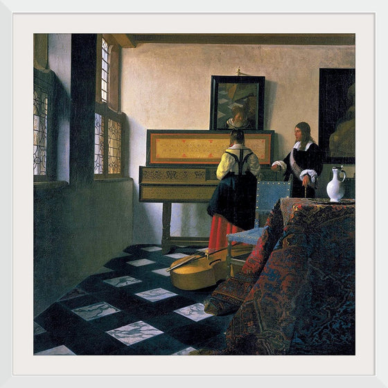 “The Music Lesson (ca. 1662-1665)“, Johannes Vermeer