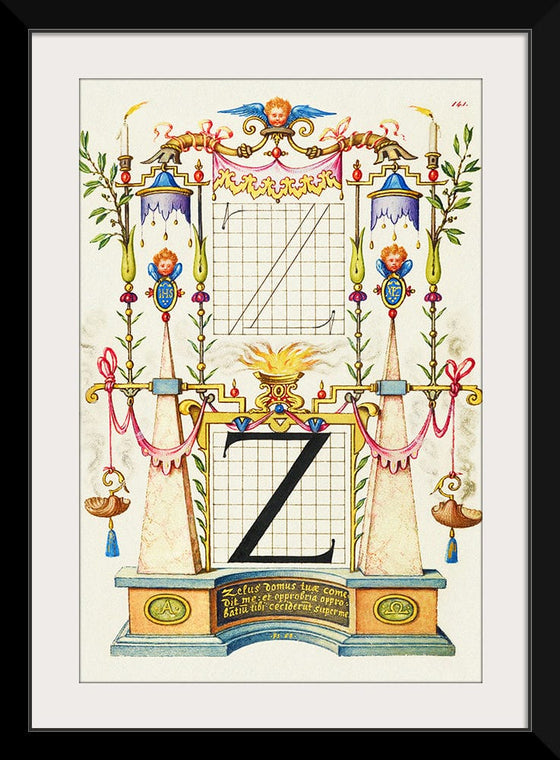 “Guide For Constructing The Letter Z",  Joris Hoefnagel