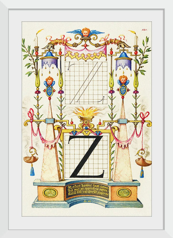 “Guide For Constructing The Letter Z",  Joris Hoefnagel