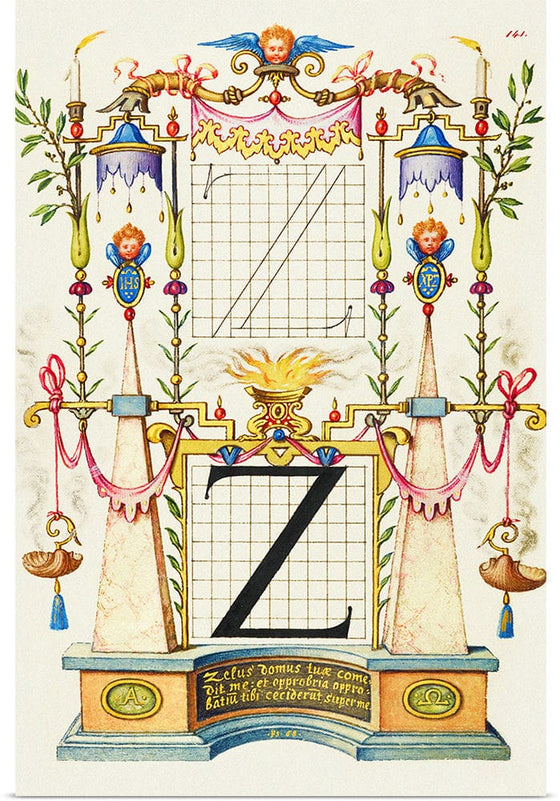 “Guide For Constructing The Letter Z",  Joris Hoefnagel