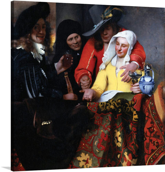 “The Procuress (1656)“, Johannes Vermeer