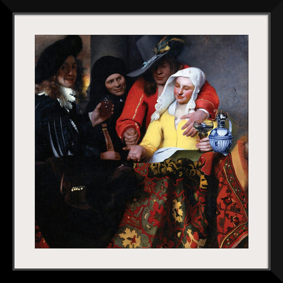 “The Procuress (1656)“, Johannes Vermeer