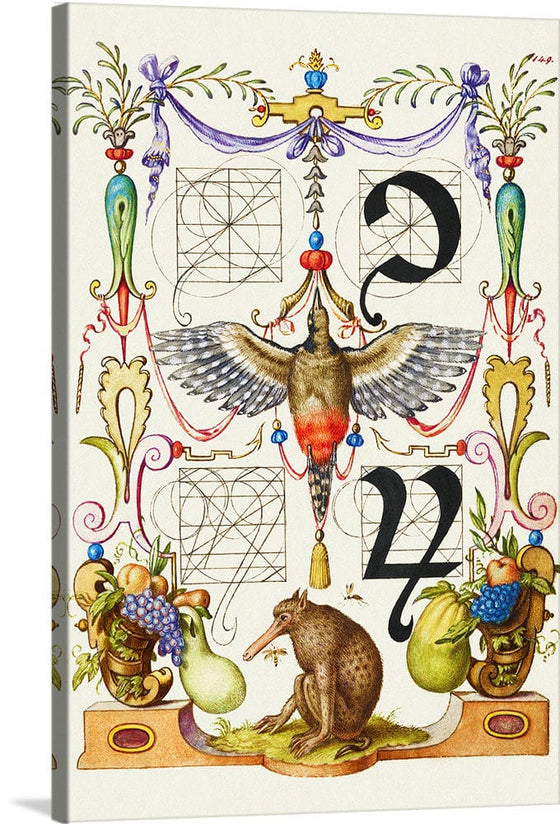 “Guide For Constructing The Tironian Con And Orum",  Joris Hoefnagel