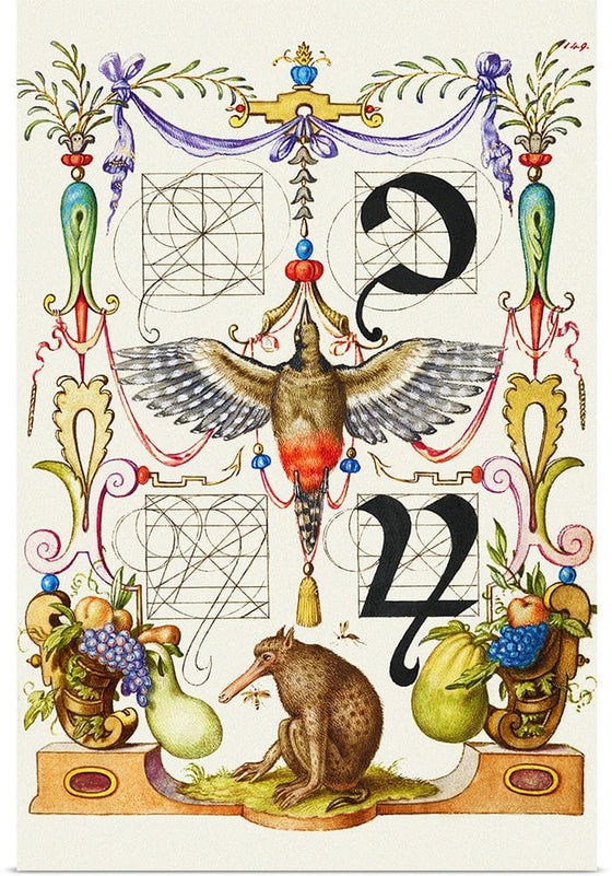 “Guide For Constructing The Tironian Con And Orum",  Joris Hoefnagel