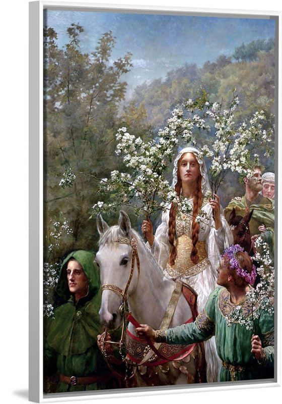 "Queen Guinevere's Maying(1900)", John Maler Collier