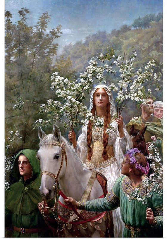 "Queen Guinevere's Maying(1900)", John Maler Collier