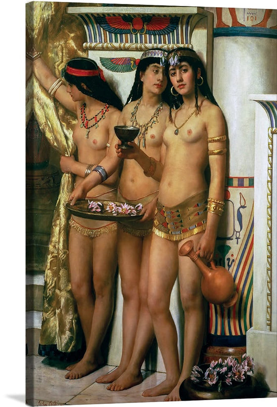 "Pharaoh's Handmaidens(1883)", John Maler Collier