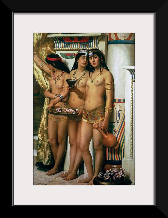 "Pharaoh's Handmaidens(1883)", John Maler Collier