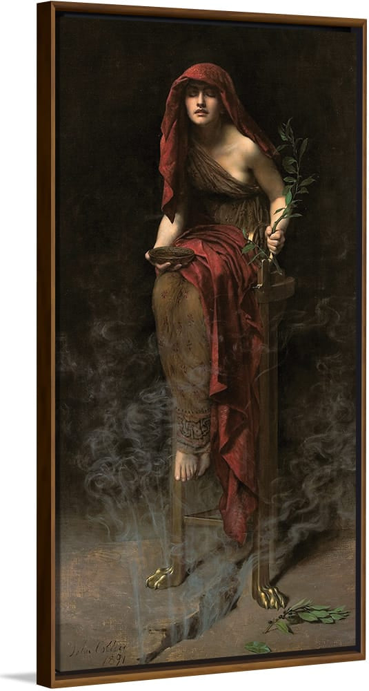 "Priestess of Delphi(1891)", John Maler Collier