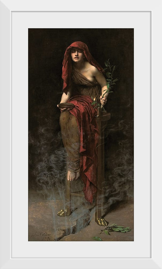 "Priestess of Delphi(1891)", John Maler Collier