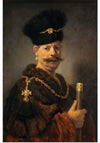 "A Polish nobleman(1637)", Rembrandt van Rijn