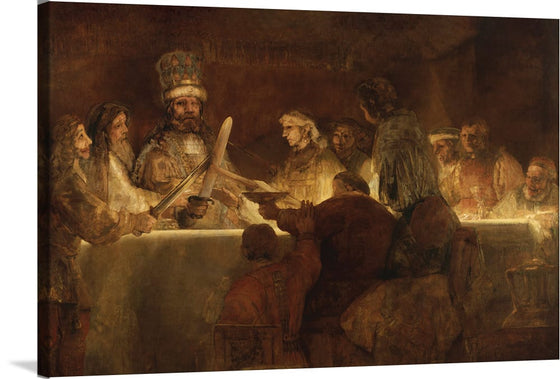 "The Conspiracy of Claudius Civilis(1661-1662)", Rembrandt van Rijn