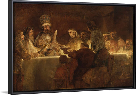 "The Conspiracy of Claudius Civilis(1661-1662)", Rembrandt van Rijn