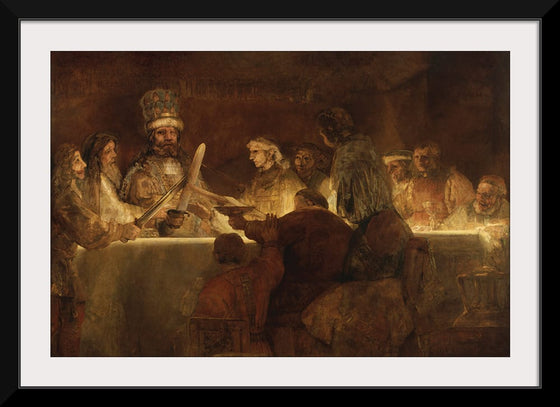 "The Conspiracy of Claudius Civilis(1661-1662)", Rembrandt van Rijn