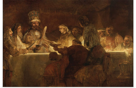 "The Conspiracy of Claudius Civilis(1661-1662)", Rembrandt van Rijn