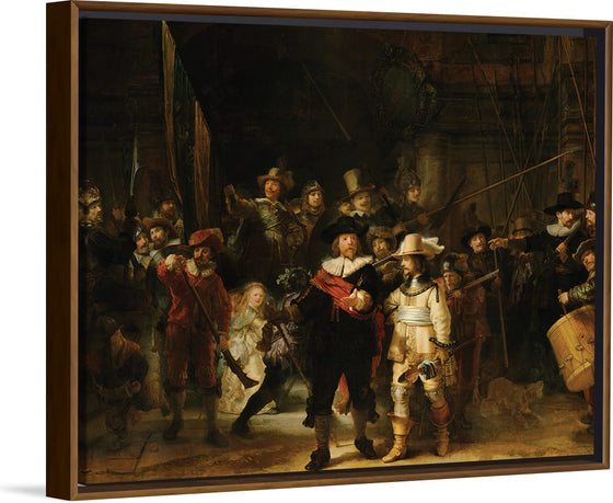 "The Company of Frans Banning Cocq and Willem van Ruytenburgh(Night Watch)(1642)", Rembrandt van Rijn