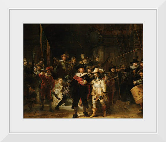 "The Company of Frans Banning Cocq and Willem van Ruytenburgh(Night Watch)(1642)", Rembrandt van Rijn