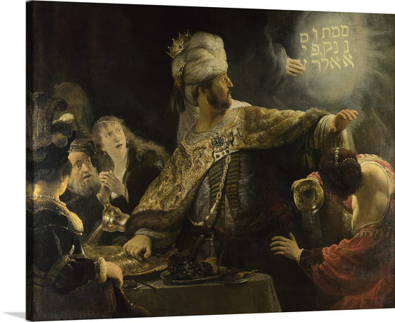 "Belshazzar's Feast(1635-1638)", Rembrandt van Rijn