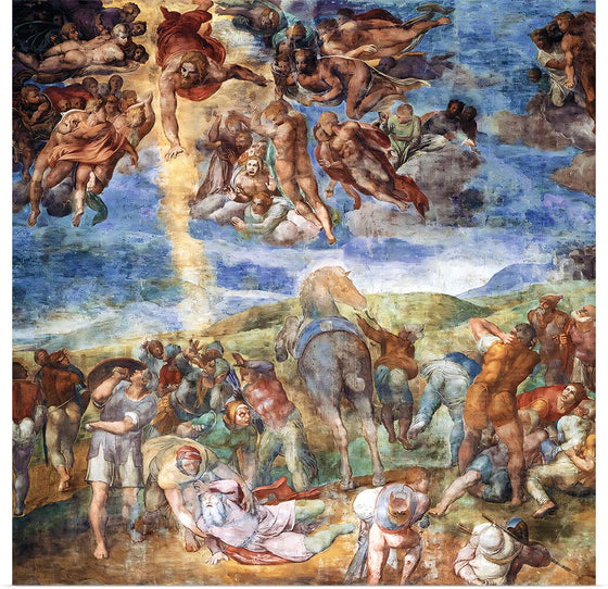 "Conversion of Saint Paul(1542)", Michelangelo Buonarroti