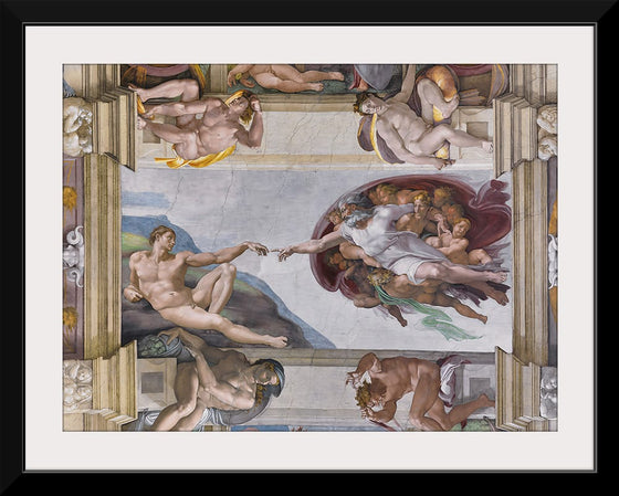 "The Creation of Adam, ceiling(1508-1512)", Michelangelo Buonarroti