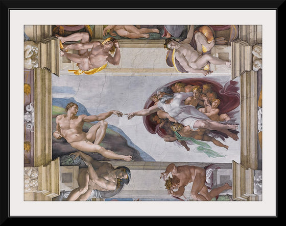 "The Creation of Adam, ceiling(1508-1512)", Michelangelo Buonarroti