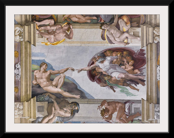 "The Creation of Adam, ceiling(1508-1512)", Michelangelo Buonarroti