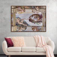  "The Creation of Adam, ceiling(1508-1512)", Michelangelo Buonarroti