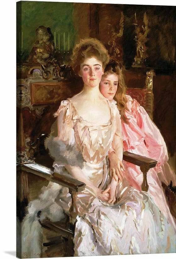 "Mrs. Fiske Warren (Gretchen Osgood) and Her Daughter Rachel(1903)", John Singer Sargent