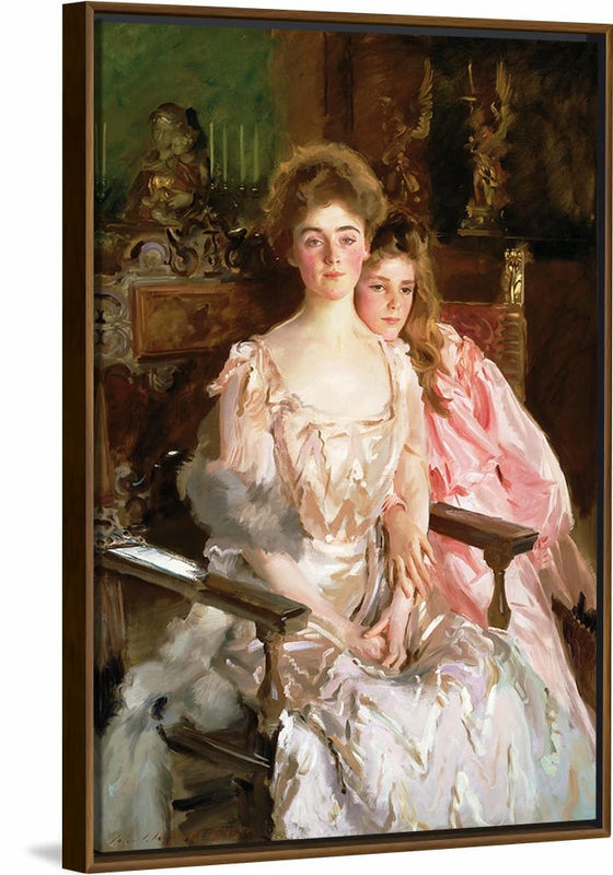 "Mrs. Fiske Warren (Gretchen Osgood) and Her Daughter Rachel(1903)", John Singer Sargent