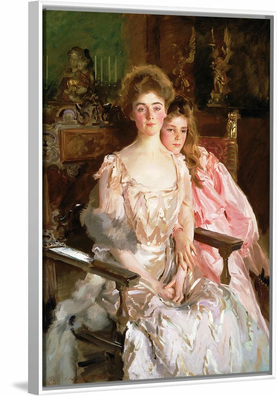 "Mrs. Fiske Warren (Gretchen Osgood) and Her Daughter Rachel(1903)", John Singer Sargent