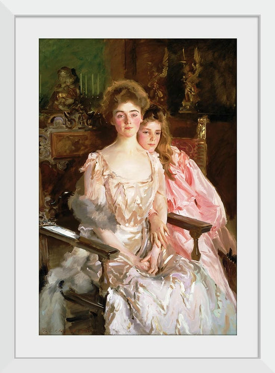 "Mrs. Fiske Warren (Gretchen Osgood) and Her Daughter Rachel(1903)", John Singer Sargent