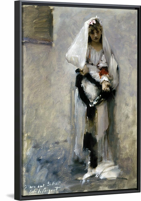 "A Parisian Beggar Girl(1878-1882)", John Singer Sargent