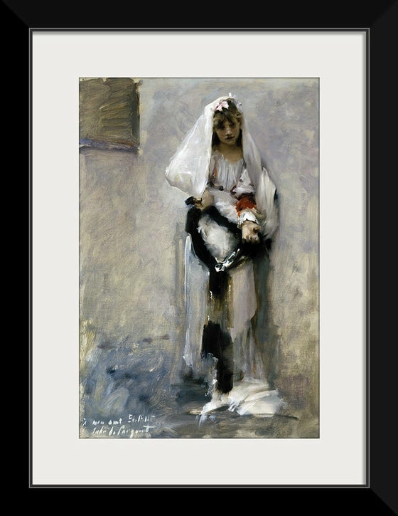 "A Parisian Beggar Girl(1878-1882)", John Singer Sargent