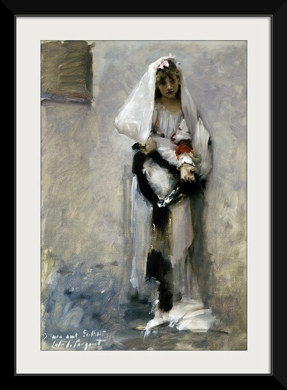 "A Parisian Beggar Girl(1878-1882)", John Singer Sargent