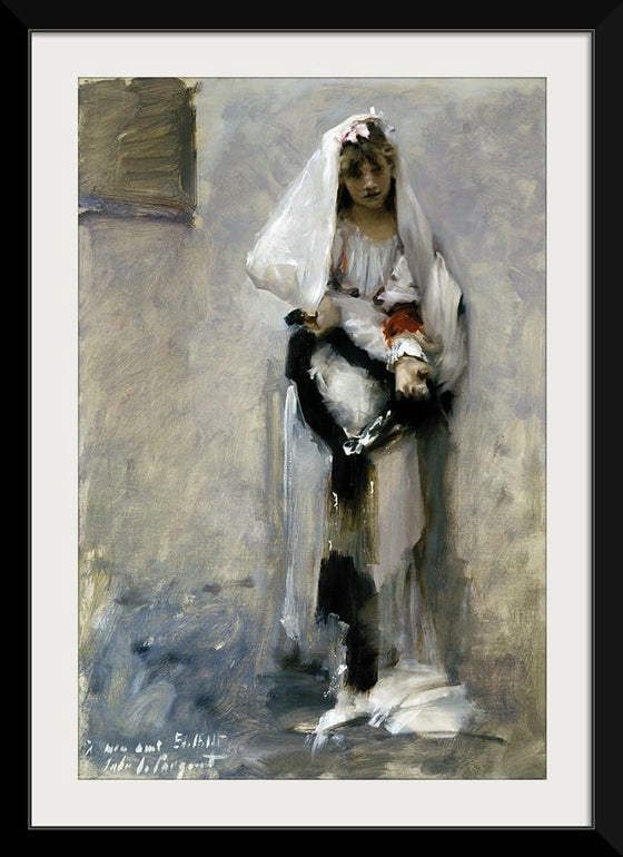 "A Parisian Beggar Girl(1878-1882)", John Singer Sargent