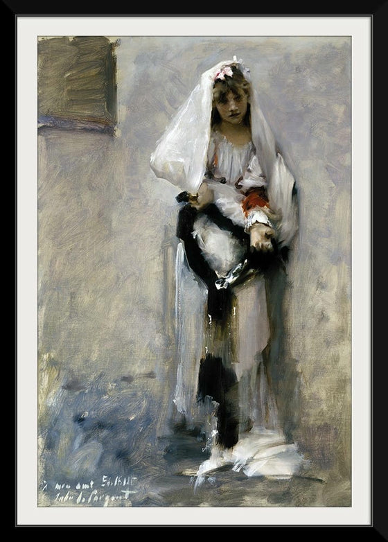 "A Parisian Beggar Girl(1878-1882)", John Singer Sargent