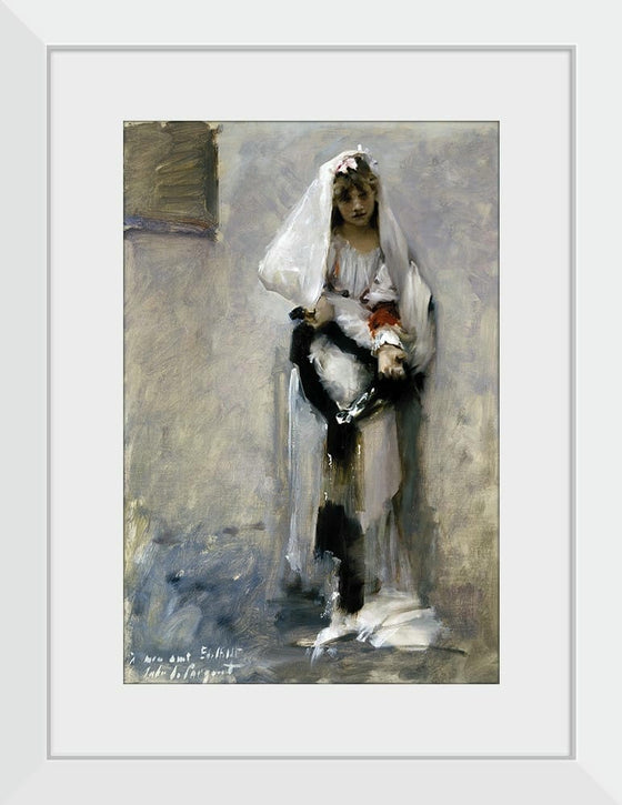 "A Parisian Beggar Girl(1878-1882)", John Singer Sargent