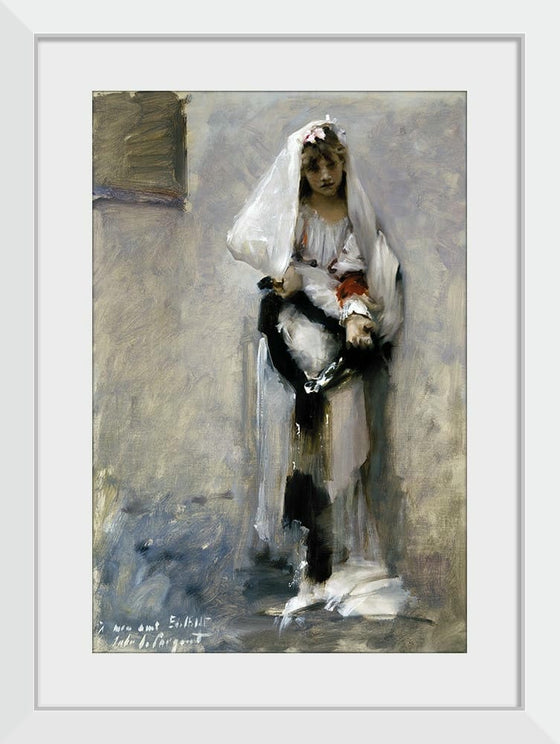 "A Parisian Beggar Girl(1878-1882)", John Singer Sargent