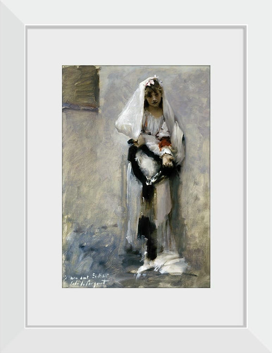 "A Parisian Beggar Girl(1878-1882)", John Singer Sargent