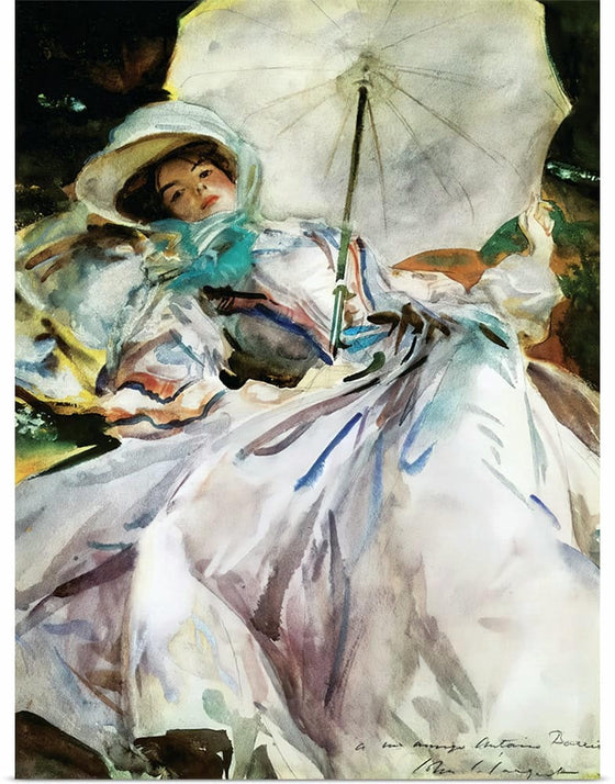 "Lady with a Parasol(1900)", John Singer Sargent