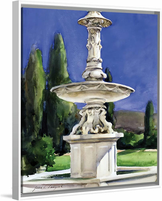 "Marble Fountain in Italy(1907)", John Singer Sargent