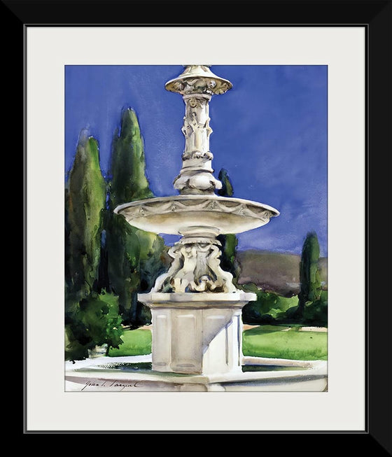 "Marble Fountain in Italy(1907)", John Singer Sargent