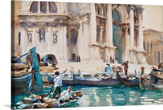 "The Façade of La Salute, Venice(1903)", John Singer Sargent