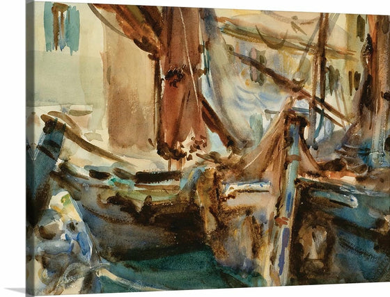 “At Chioggia”, John Singer Sargent